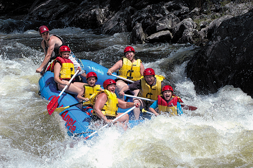 Scout Activities in Maine  Crab Apple Whitewater Rafting