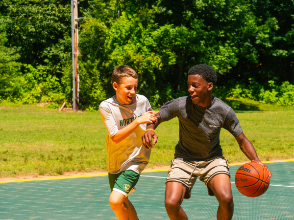 Basketball is one of the most popular sports we offer.  Camper have the option of joining an inter-camp team to compete against other area camps.