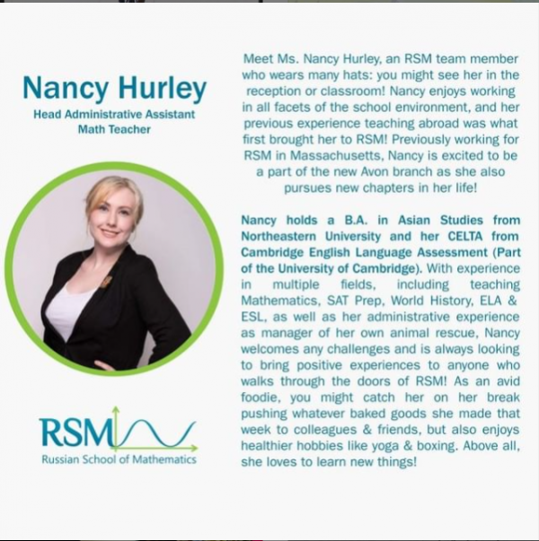 Nancy Hurley - Teacher